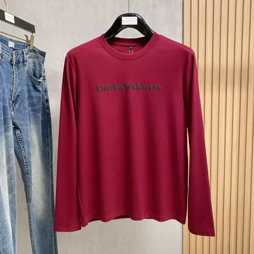Cheap Armani T-Shirts Long Sleeved For Men #1377508 Replica Wholesale [$76.00 USD] [ITEM#1377508] on Replica Armani T-Shirts
