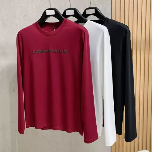Cheap Armani T-Shirts Long Sleeved For Men #1377509 Replica Wholesale [$76.00 USD] [ITEM#1377509] on Replica Armani T-Shirts