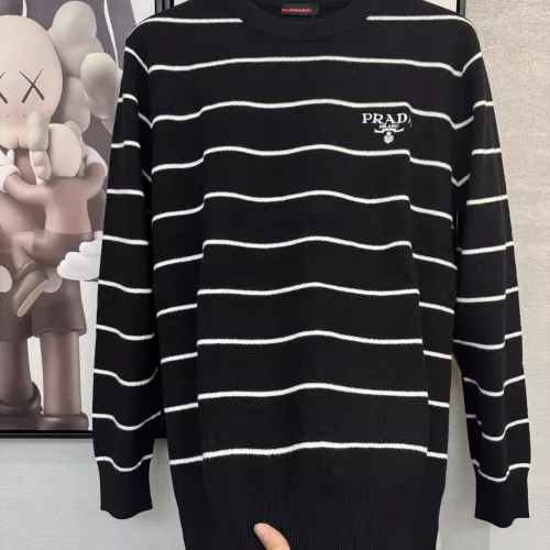 Cheap Prada Sweaters Long Sleeved For Men #1377586 Replica Wholesale [$96.00 USD] [ITEM#1377586] on Replica Prada Sweaters