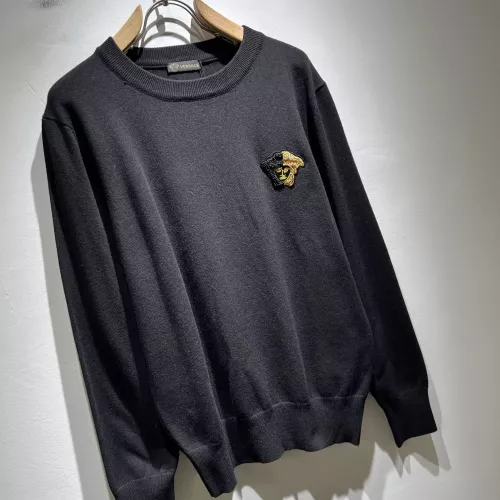 Cheap Versace Sweaters Long Sleeved For Men #1377588 Replica Wholesale [$92.00 USD] [ITEM#1377588] on Replica Versace Sweaters