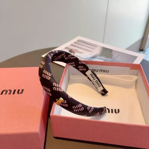 Cheap MIU MIU Headband For Women #1377754 Replica Wholesale [$27.00 USD] [ITEM#1377754] on Replica MIU MIU Headband