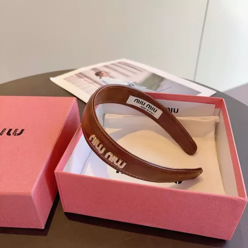 Cheap MIU MIU Headband For Women #1377756 Replica Wholesale [$27.00 USD] [ITEM#1377756] on Replica MIU MIU Headband