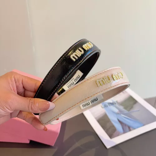 Cheap MIU MIU Headband For Women #1377757 Replica Wholesale [$27.00 USD] [ITEM#1377757] on Replica MIU MIU Headband
