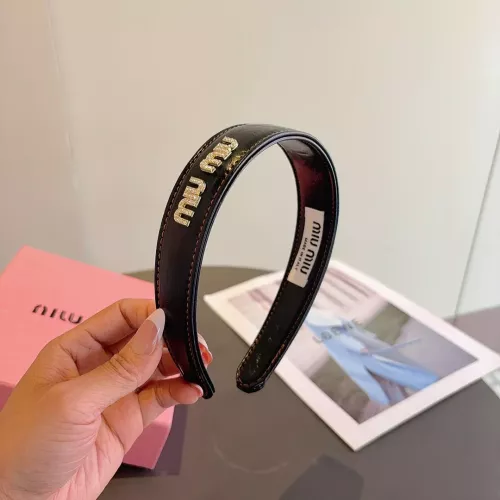 Cheap MIU MIU Headband For Women #1377757 Replica Wholesale [$27.00 USD] [ITEM#1377757] on Replica MIU MIU Headband