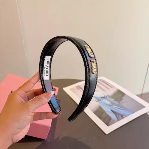 Cheap MIU MIU Headband For Women #1377757 Replica Wholesale [$27.00 USD] [ITEM#1377757] on Replica MIU MIU Headband