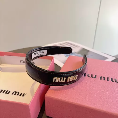 Cheap MIU MIU Headband For Women #1377757 Replica Wholesale [$27.00 USD] [ITEM#1377757] on Replica MIU MIU Headband