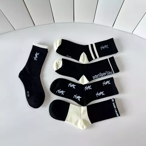 Cheap Yves Saint Laurent YSL Socks #1377800 Replica Wholesale [$29.00 USD] [ITEM#1377800] on Replica Yves Saint Laurent YSL Socks