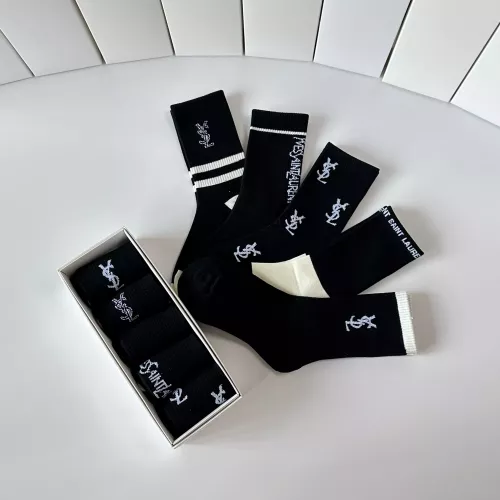 Cheap Yves Saint Laurent YSL Socks #1377800 Replica Wholesale [$29.00 USD] [ITEM#1377800] on Replica Yves Saint Laurent YSL Socks