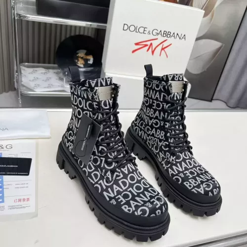 Cheap Dolce &amp; Gabbana D&amp;G Boots For Men #1377861 Replica Wholesale [$135.00 USD] [ITEM#1377861] on Replica Dolce &amp; Gabbana D&amp;G Boots