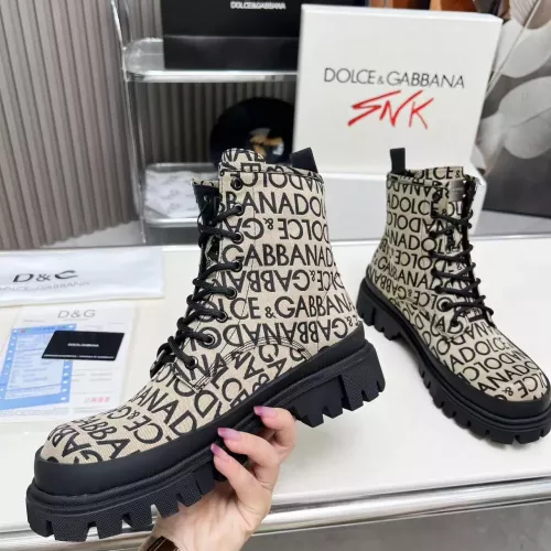 Cheap Dolce &amp; Gabbana D&amp;G Boots For Men #1377862 Replica Wholesale [$135.00 USD] [ITEM#1377862] on Replica Dolce &amp; Gabbana D&amp;G Boots