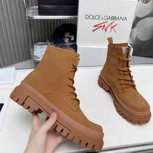 Cheap Dolce &amp; Gabbana D&amp;G Boots For Men #1377863 Replica Wholesale [$135.00 USD] [ITEM#1377863] on Replica Dolce &amp; Gabbana D&amp;G Boots