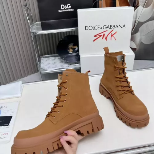 Cheap Dolce &amp; Gabbana D&amp;G Boots For Men #1377863 Replica Wholesale [$135.00 USD] [ITEM#1377863] on Replica Dolce &amp; Gabbana D&amp;G Boots