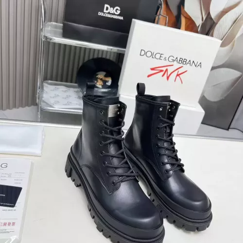 Cheap Dolce &amp; Gabbana D&amp;G Boots For Men #1377864 Replica Wholesale [$135.00 USD] [ITEM#1377864] on Replica Dolce &amp; Gabbana D&amp;G Boots