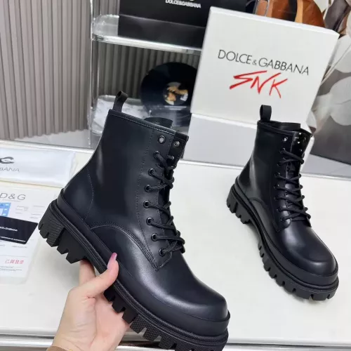 Cheap Dolce &amp; Gabbana D&amp;G Boots For Men #1377864 Replica Wholesale [$135.00 USD] [ITEM#1377864] on Replica Dolce &amp; Gabbana D&amp;G Boots