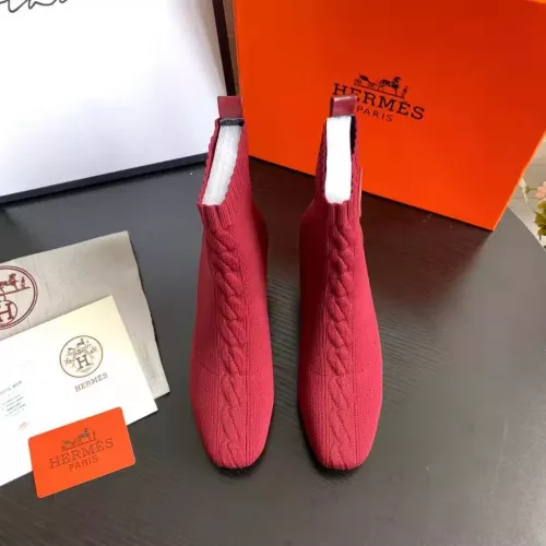Cheap Hermes Boots For Women #1377870 Replica Wholesale [$92.00 USD] [ITEM#1377870] on Replica Hermes Boots
