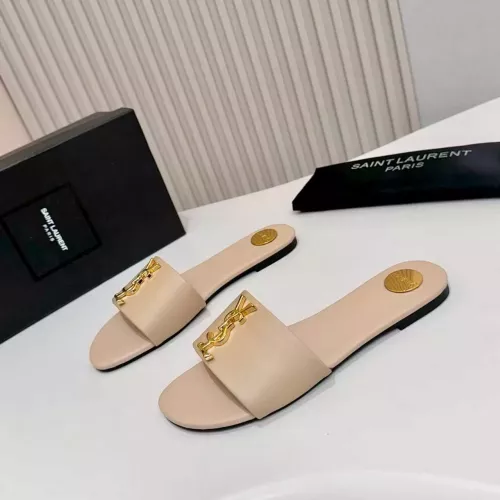 Cheap Yves Saint Laurent YSL Slippers For Women #1377893 Replica Wholesale [$82.00 USD] [ITEM#1377893] on Replica Yves Saint Laurent YSL Slippers
