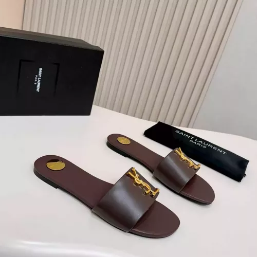 Cheap Yves Saint Laurent YSL Slippers For Women #1377896 Replica Wholesale [$82.00 USD] [ITEM#1377896] on Replica Yves Saint Laurent YSL Slippers