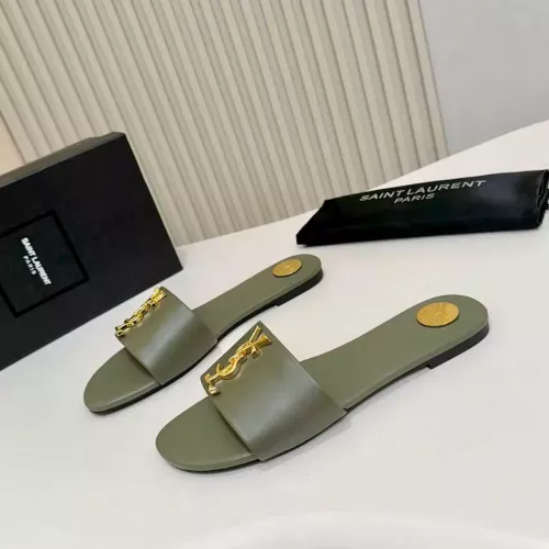 Cheap Yves Saint Laurent YSL Slippers For Women #1377897 Replica Wholesale [$82.00 USD] [ITEM#1377897] on Replica Yves Saint Laurent YSL Slippers