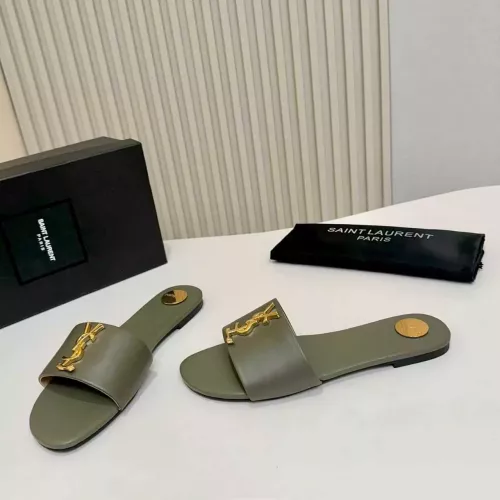 Cheap Yves Saint Laurent YSL Slippers For Women #1377897 Replica Wholesale [$82.00 USD] [ITEM#1377897] on Replica Yves Saint Laurent YSL Slippers