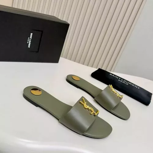 Cheap Yves Saint Laurent YSL Slippers For Women #1377897 Replica Wholesale [$82.00 USD] [ITEM#1377897] on Replica Yves Saint Laurent YSL Slippers