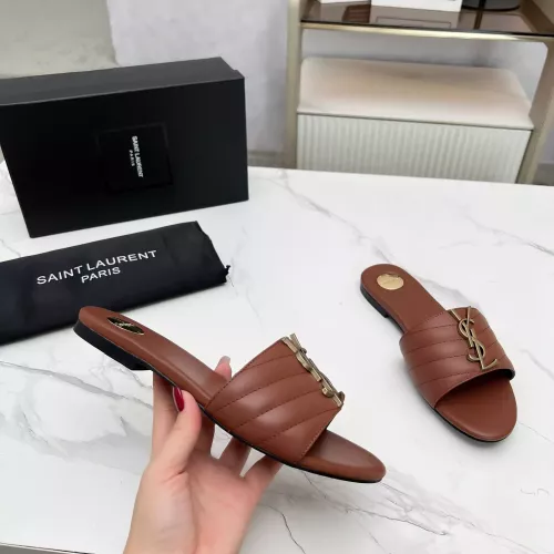 Cheap Yves Saint Laurent YSL Slippers For Women #1377899 Replica Wholesale [$85.00 USD] [ITEM#1377899] on Replica Yves Saint Laurent YSL Slippers
