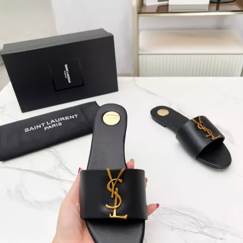Cheap Yves Saint Laurent YSL Slippers For Women #1377901 Replica Wholesale [$85.00 USD] [ITEM#1377901] on Replica Yves Saint Laurent YSL Slippers