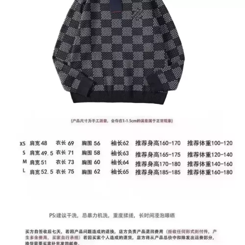 Cheap Louis Vuitton LV Sweaters Long Sleeved For Unisex #1377908 Replica Wholesale [$64.00 USD] [ITEM#1377908] on Replica Louis Vuitton LV Sweaters