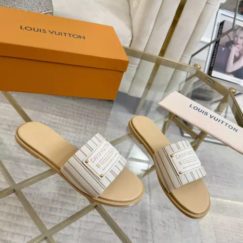 Cheap Louis Vuitton Slippers For Women #1377926 Replica Wholesale [$82.00 USD] [ITEM#1377926] on Replica Louis Vuitton Slippers