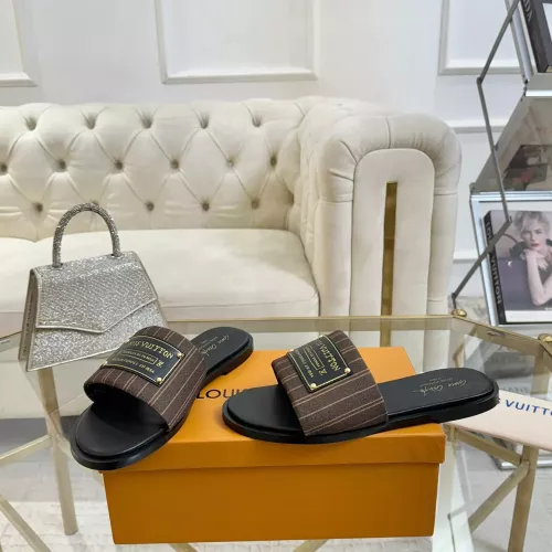 Cheap Louis Vuitton Slippers For Women #1377928 Replica Wholesale [$82.00 USD] [ITEM#1377928] on Replica Louis Vuitton Slippers