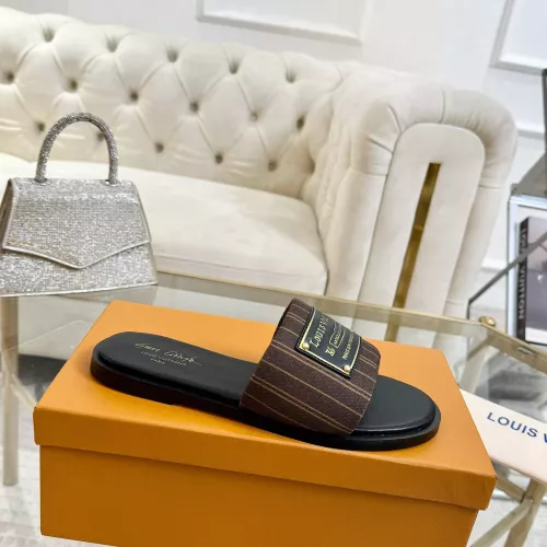 Cheap Louis Vuitton Slippers For Women #1377928 Replica Wholesale [$82.00 USD] [ITEM#1377928] on Replica Louis Vuitton Slippers