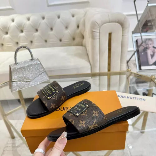 Cheap Louis Vuitton Slippers For Women #1377929 Replica Wholesale [$82.00 USD] [ITEM#1377929] on Replica Louis Vuitton Slippers