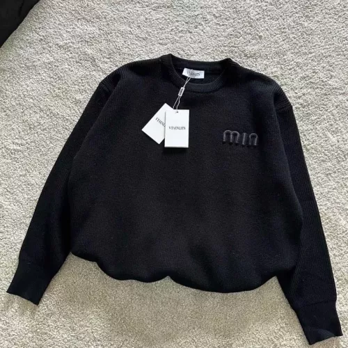 Cheap MIU MIU Sweaters Long Sleeved For Unisex #1377957 Replica Wholesale [$88.00 USD] [ITEM#1377957] on Replica MIU MIU Sweaters