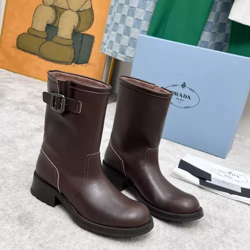 Cheap Prada Boots For Women #1377991 Replica Wholesale [$108.00 USD] [ITEM#1377991] on Replica Prada Boots