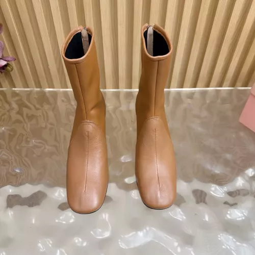 Cheap MIU MIU Boots For Women #1377995 Replica Wholesale [$115.00 USD] [ITEM#1377995] on Replica MIU MIU Boots