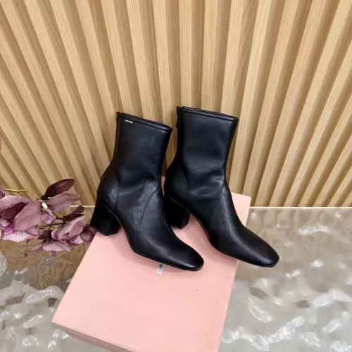 Cheap MIU MIU Boots For Women #1377997 Replica Wholesale [$115.00 USD] [ITEM#1377997] on Replica MIU MIU Boots