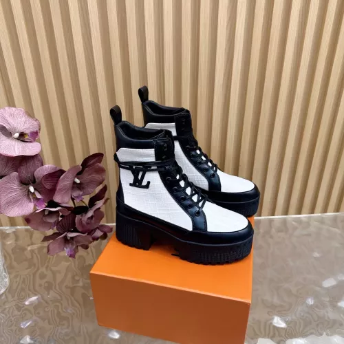 Cheap Louis Vuitton Boots For Women #1377998 Replica Wholesale [$130.00 USD] [ITEM#1377998] on Replica Louis Vuitton Boots