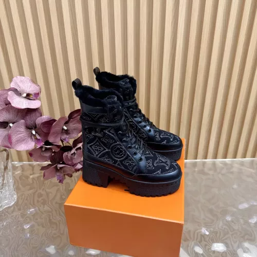 Cheap Louis Vuitton Boots For Women #1378002 Replica Wholesale [$140.00 USD] [ITEM#1378002] on Replica Louis Vuitton Boots