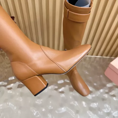 Cheap MIU MIU Boots For Women #1378003 Replica Wholesale [$132.00 USD] [ITEM#1378003] on Replica MIU MIU Boots