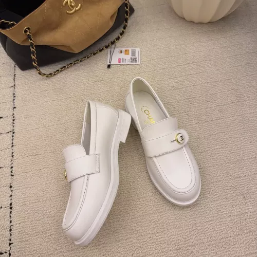 Cheap Chanel Leather Shoes For Women #1378011 Replica Wholesale [$112.00 USD] [ITEM#1378011] on Replica Chanel Leather Shoes