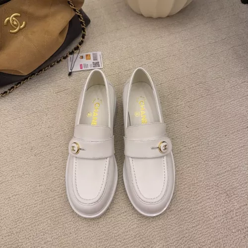 Cheap Chanel Leather Shoes For Women #1378012 Replica Wholesale [$112.00 USD] [ITEM#1378012] on Replica Chanel Leather Shoes