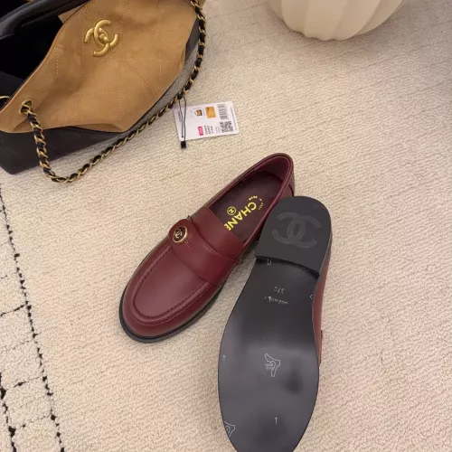 Cheap Chanel Leather Shoes For Women #1378013 Replica Wholesale [$112.00 USD] [ITEM#1378013] on Replica Chanel Leather Shoes
