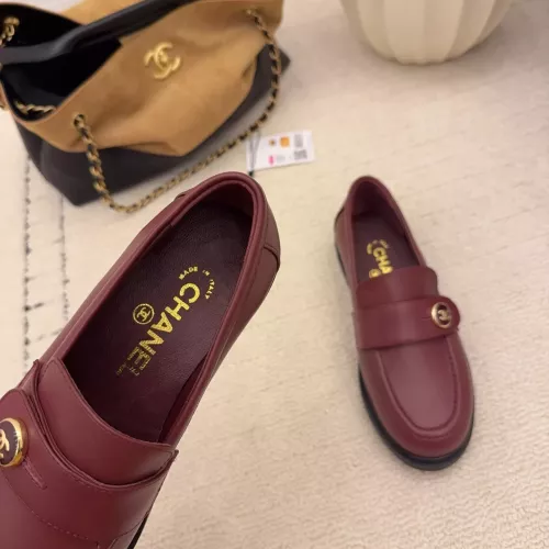 Cheap Chanel Leather Shoes For Women #1378013 Replica Wholesale [$112.00 USD] [ITEM#1378013] on Replica Chanel Leather Shoes