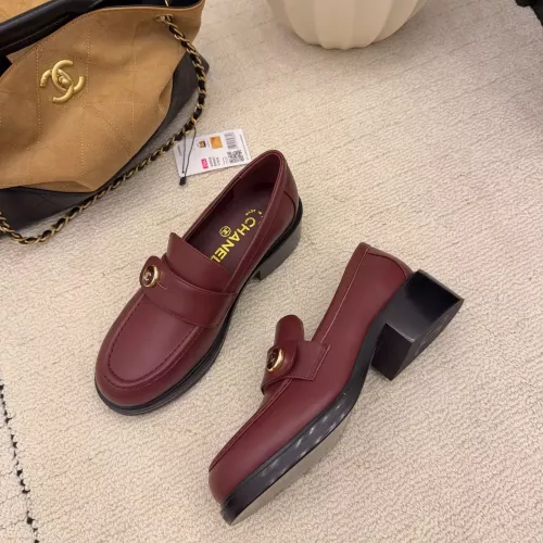Cheap Chanel Leather Shoes For Women #1378014 Replica Wholesale [$112.00 USD] [ITEM#1378014] on Replica Chanel Leather Shoes