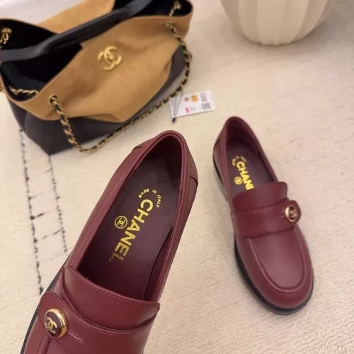 Cheap Chanel Leather Shoes For Women #1378014 Replica Wholesale [$112.00 USD] [ITEM#1378014] on Replica Chanel Leather Shoes