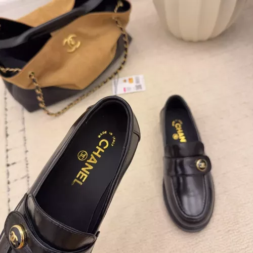 Cheap Chanel Leather Shoes For Women #1378017 Replica Wholesale [$112.00 USD] [ITEM#1378017] on Replica Chanel Leather Shoes