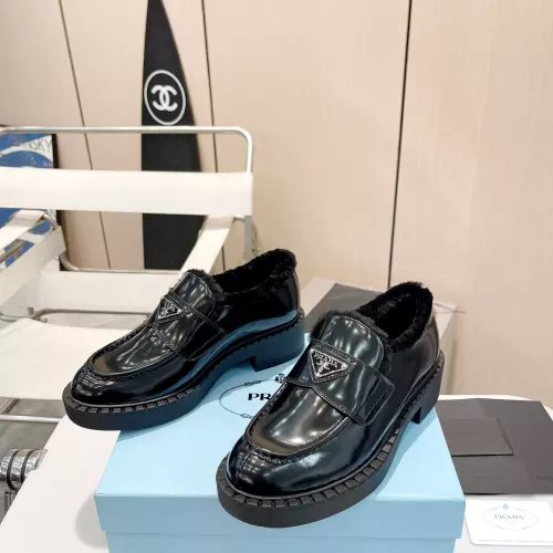 Cheap Prada Leather Shoes For Women #1378030 Replica Wholesale [$108.00 USD] [ITEM#1378030] on Replica Prada Leather Shoes