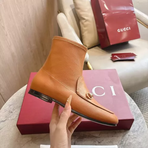 Cheap Gucci Boots For Women #1378063 Replica Wholesale [$135.00 USD] [ITEM#1378063] on Replica Gucci Boots