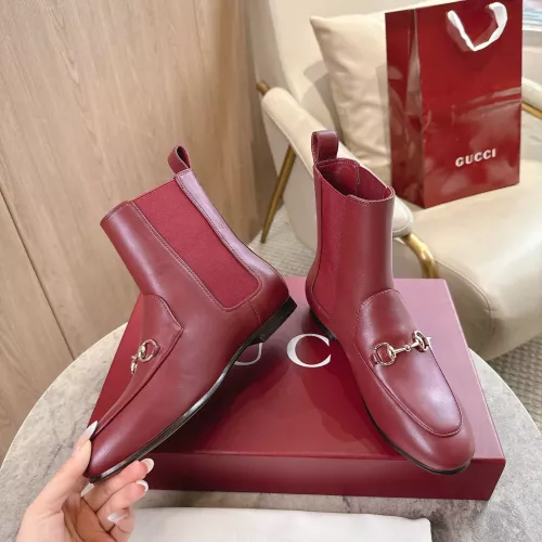 Cheap Gucci Boots For Women #1378072 Replica Wholesale [$132.00 USD] [ITEM#1378072] on Replica Gucci Boots