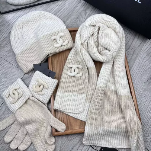 Cheap Chanel Hat and Scarf and Glove Set #1378218 Replica Wholesale [$72.00 USD] [ITEM#1378218] on Replica Chanel Hat and Scarf and Glove Set