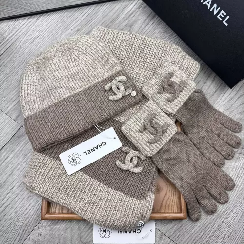 Cheap Chanel Hat and Scarf and Glove Set #1378219 Replica Wholesale [$72.00 USD] [ITEM#1378219] on Replica Chanel Hat and Scarf and Glove Set